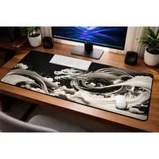 Mouse Pad Gamer Extra Grande 70x30cm Antiderrapante Base Emborrachada Para PC e Notebook