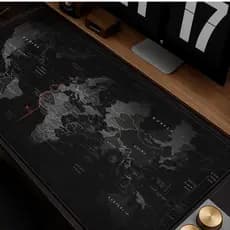 Mouse Pad Gamer Extra Grande 70x30cm Antiderrapante Base Emborrachada Para PC e Notebook Mapa