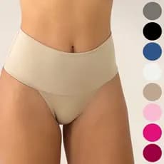 Kit até 10 calcinhas de compressao power fitness calcinha segura barriga cos duplo cintura alta modeladora