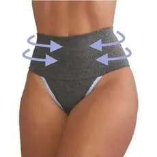 Kit 10 Calcinha Cintura Alta Segura Barriga Cós Duplo Suplex Premium Power Calcinha Modeladora zero barriga