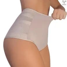 Kit 2 Calcinha Cinta Cintura Alta Modeladora Redutora Culote Calcinha Cós Alto Viere