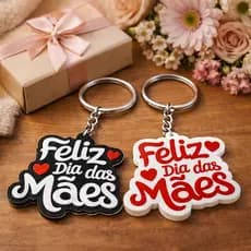 Chaveiro Dia das Mães Feliz Dia das Mães Lembrancinha Presente Mãe Brinde para Cliente