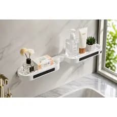 Suporte Porta Shampoo Organizador Multifuncional Auto-Adesivo Para Banheiros Box