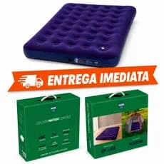 Colchão Inflável Casal Mor - Compacto e Confortável com Inflador Acoplado