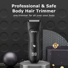 Aparador de Pelos Corporal Masculino ENSSU Professional - Waterproof IPX7, Lâmina de Cerâmica