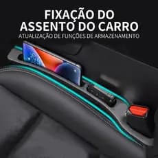 Par de Gap Filler para Assento de Carro Universal com Armazenamento à Prova de Vazamento