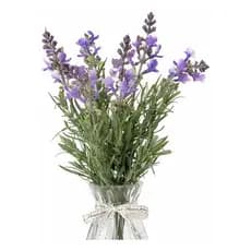Lavanda Artificial Realista Buque para Arranjo Floral Decoração Vaso Sala Lavabo Quarto