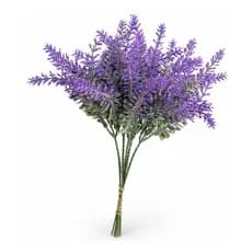 Buquê Lavanda Artificial 6 Ramos para Arranjo Decoração Vaso Sala Lavabo Quarto