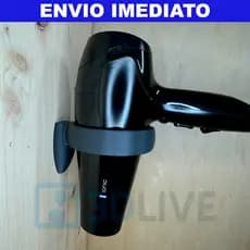 Suporte de Parede para Secador de Cabelo