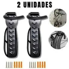 Kit 2 Suporte Parede Gancho Resistente Pendurar Bicicleta Bike