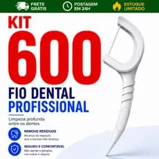 Kit  600, Fio Dental Infantil em Formato de Arco Ultra Fino Higiene Bucal Limpeza Eficaz