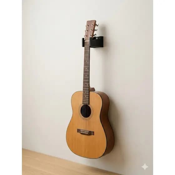 Suporte de Parede para Violão | Prático, Seguro e Resistente