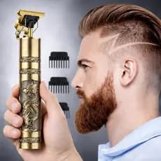 Máquina de Cortar Cabelo e Barba Profissional Masculina Sem Fio – Aparador Elétrico Portátil