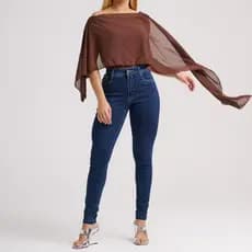Calça Feminina Skinny 3% Elastano Premium Cintura Alta Com Lycra Modela o Corpo Confortável