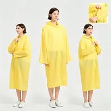 Capa Chuva Adulto Confortável Adolescente Capuz Impermeável Unissex ref LD