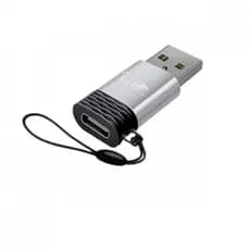 Adaptador USB Para TIPO-C Fêmea Com alça Eletromex EL-3116