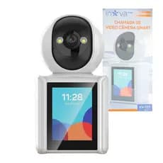 Câmera Segurança Babá Eletrônica com Tela Full HD Chamada De Vídeo Inova Prime KV-727