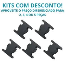 Trava Para Porta Fixador Prendedor de Porta Acompanha Fita Dupla Face