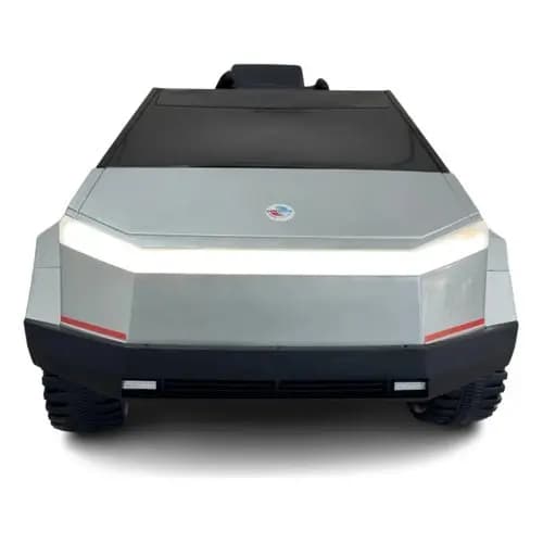 Carro Eletrico Infantil Super Truck Turbo 12v Potente Veiculo Eletronico Moderno Cinza