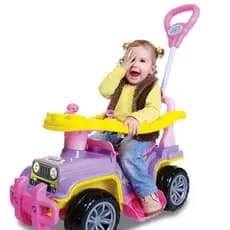 Carrinho Passeio Infantil Empurrador Bebê Seguro Confortável Design Moderno Menina Menino