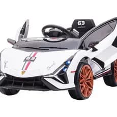 Carro Infantil Eletrico Speed Motor Potente Seguro Diversao Criancas Branco