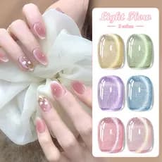 FOUR LILY Impressionante Conjunto De Gel Magnético Para Unhas De Olho De Gato De 10 Ml Com Efeito Brilhante De Fluxo De