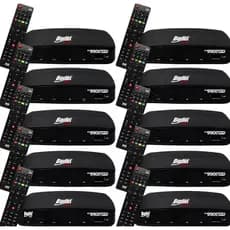 Kit 10 Receptores Full Hd Sat Hd Regional Bs9900s Preto 127/220v Regionalizado
