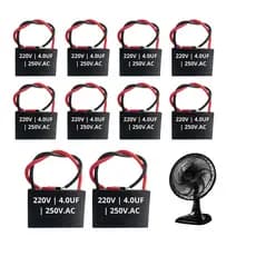 60 Un Capacitor CBB61 Ventilador Partida Vários  Modelo 250V 450V 1.2UF 2UF 3UF 4UF 50/60Hz  GRANFEI