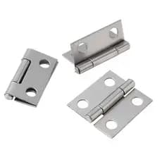 Kit 12 24 36un dobradiças De Aço Inoxidável N-304 de 1.5 polegada para portas e móveis de madeira