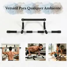 Barra Fixa Porta Ajustável Multifuncional Treino Em Casa Academia Fitness