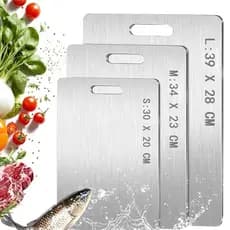 1UN 3UN Tábua Corte Profissional  304 Aço Inoxidável  Antimofo  Antibacteriano Ferramenta  Cozinha