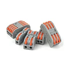 kit 3/6/9 un Conector Compacto Elétrico para Emenda e Derivação - 1 vias , 2 Vias, 3 Vias, 5 Vias