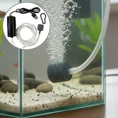 1 UN 2UN 3UN Mini Bomba de Ar 12V Ultra Silenciosa Aquário Peixes e Iscas Vivas