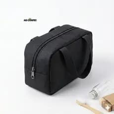 Kit De Necessaire Varias Cores com Alça Sem Estampa Unissex Feminino Masculino