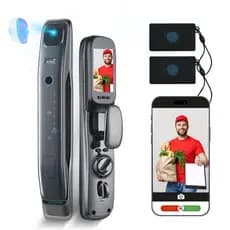 Intelar X2 Fechadura Digital Eletronica Olho De Gato Biometrica Wi-fi Tuya