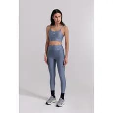 Conjunto Legging  PowerSlim +Top Alça Digital Graphite Proteção UV50+ Tecnologia Dry 85% Poliéster, 15% Elastano