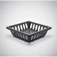 Cesta Fruteira Plástica Retangular Organizador Multiuso Cesto para Frutas Verduras e Legumes