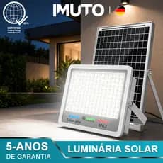 8000W luminária solar Refletor Led Solar Holofote Com Placa Bateria a IP67Prova D'água Externo