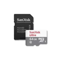 Cartão De Memória 64gb Sandisk Ultra 100mb/s  P/câmeras Wi-fi Celulares Jogos Original Com NF