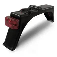 Para-lama Traseiro Mobilete C/lanterna Bikelete Mob 2t E 4t