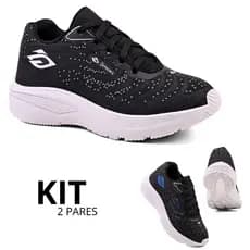 Combo 1 Par e 2 Pares Tenis Infantil Menino Menina Passeio