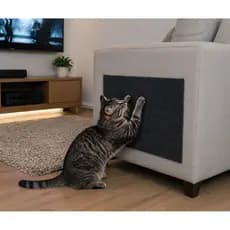 Tapete Arranhador para Gatos 60x40 cm Protetor de Sofá e Cama Box - Alta Qualidade - Auto Colante