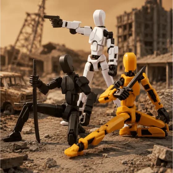Dummy 13 – Boneco Articulado 3D para Montar | Kit DIY Colecionável Geek