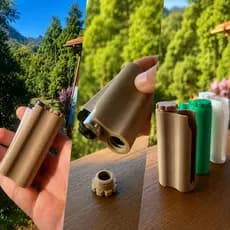 Capa isqueiro clipper com armazenamento secreto