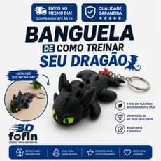 Chaveiro Banguela / Fúria da Luz - Como Treinar o Seu Dragão