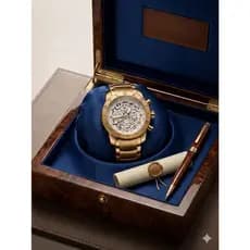 Relógio Masculino Skeleton Premium Luxo Edição Limitada Aço Inoxidável