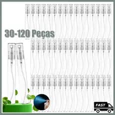 30-120 pçs 5Ml Névoa Frasco De Spray De Viagem Perfume Recarregáveis Frascos Vidro branco