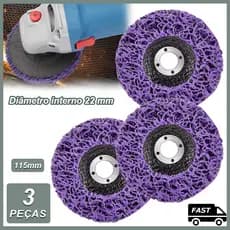 3 peças Disco De Limpeza Flap Polidor Removedor Verniz Tinta Fundos