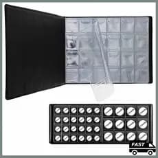 Álbum Para 240 Moedas - Para Moedas 30mm*30mm 45*45mm