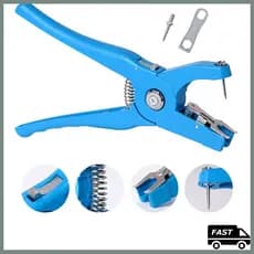 Azul Alicate Brincador Reforçado Em Aço Brinco P Boi Ovelha Porco - Aplicador de Brincos